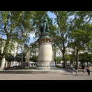 Die Statue de la République auf dem Place Carnot